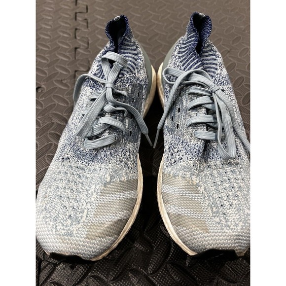 Adidas Mens Ultra Boost Uncaged Gray Light Blue Running Shoes Sneakers Sz 7.5 - Picture 4 of 7